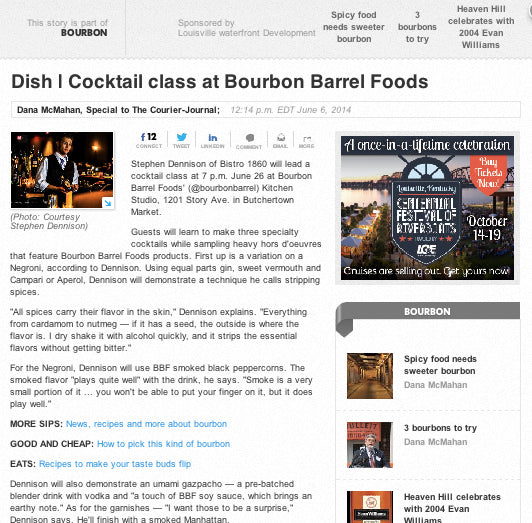 Drink Your Bourbon Mixology Class- The Courier Journal